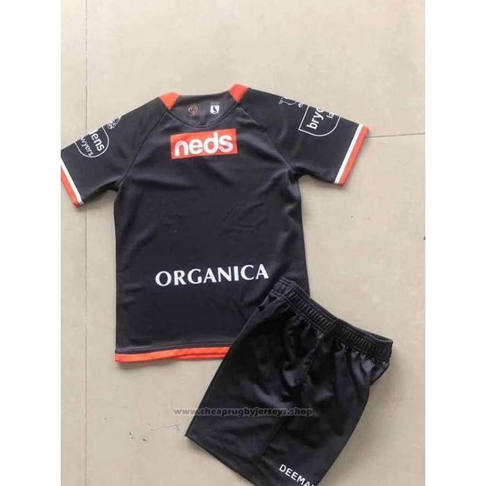 Wests Tigers Rugby Kid's Kits 2021 Home